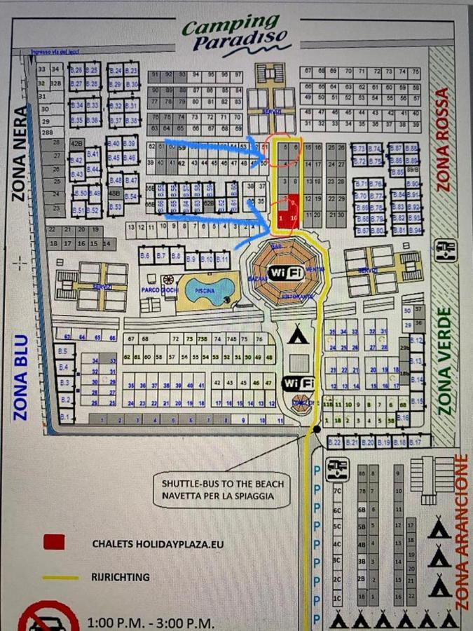 Zona Rosa 5 Chalet Mit Klimaanlage Und Wlan 维亚雷焦 外观 照片